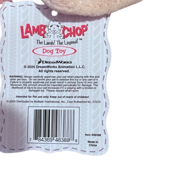 🆕- Dreamworks- Lamb Chop Dog Interactive Plush Toy 24” - Picture 8 of 8